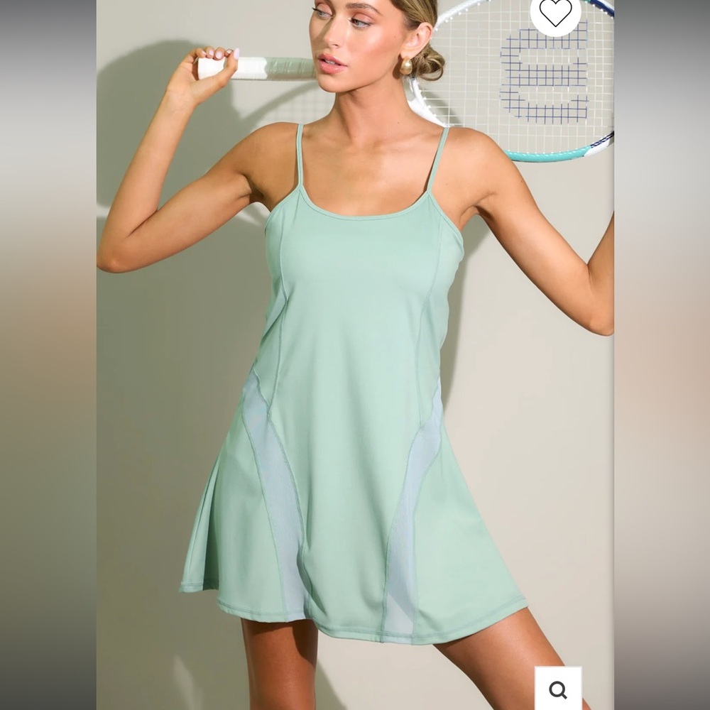 New In Tennis Dress Timeless Journey Sage Green Pickleball / Exercise Dress NWOT